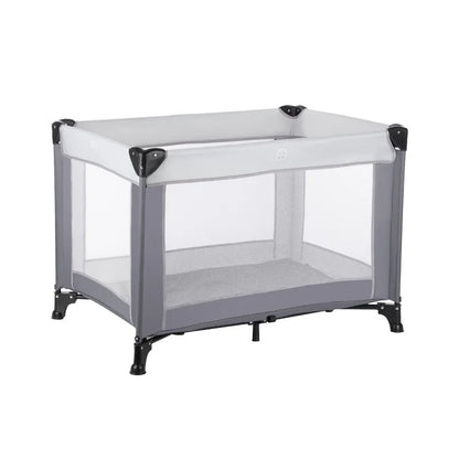 Portable Playpen Bed with Protective Fence, Foldable Safety Crib for Toddler, Multifunctional Baby Bed and Home Activity Center
