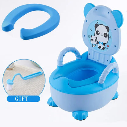 1-6 Years Old Children's Pot Cute Baby Toilet Seat Easy to Clean Baby Potty Portable Stool Boys And Girls Safe Trainer Seat WC
