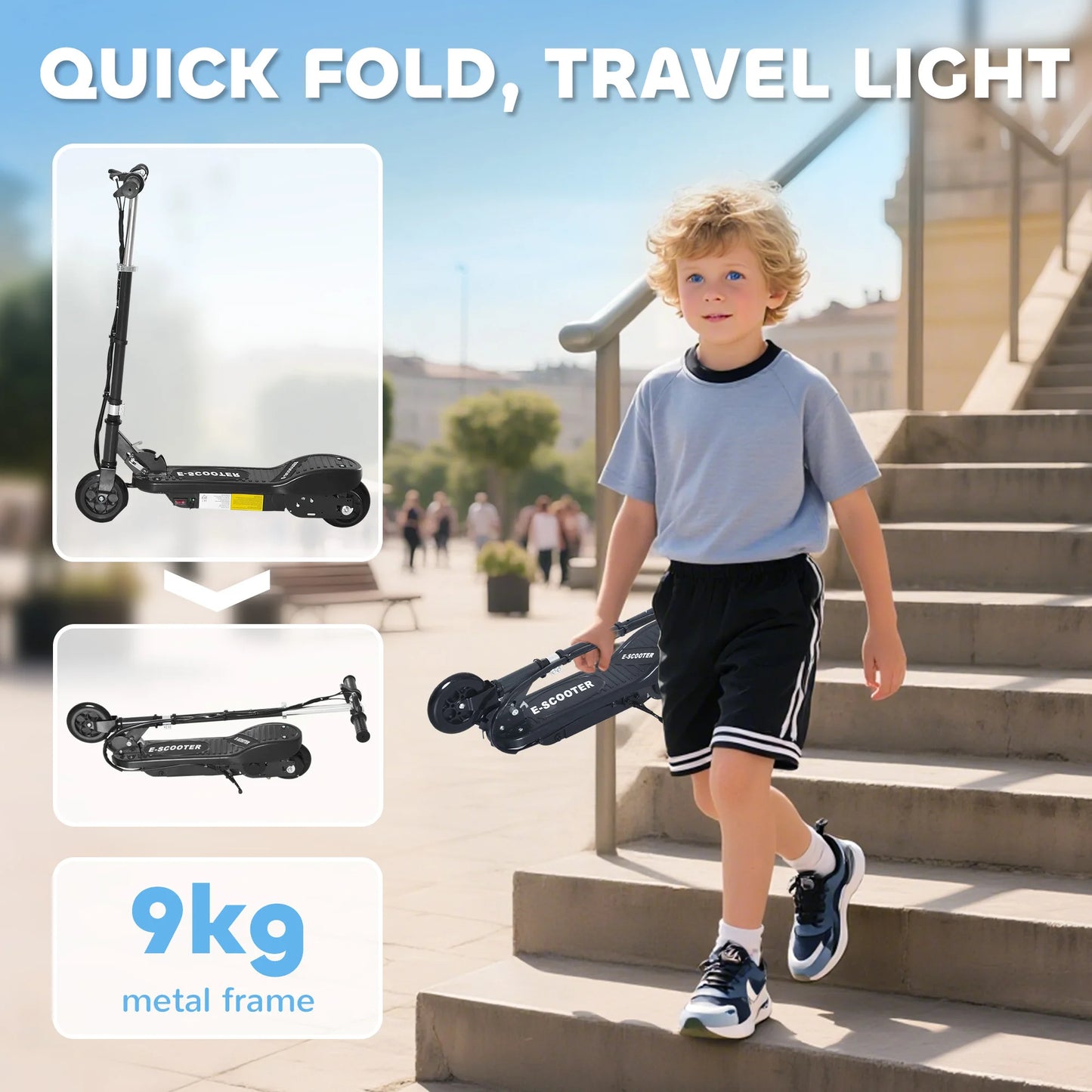 GlidePro Electric Scooter – Fold, Ride & Explore!