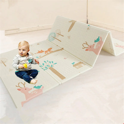 Baby Play Mats For Baby Game Mats Waterproof Children's Rug Playing Activity Gym Mat Crawling Play Floor Folding Soft Carpets