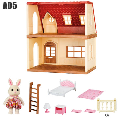 Forest Family Dream Dollhouse Villa – 3-Storey Playset
