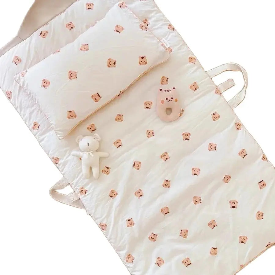 Foldable Cotton Nap Mat – Comfort Anywhere, Anytime