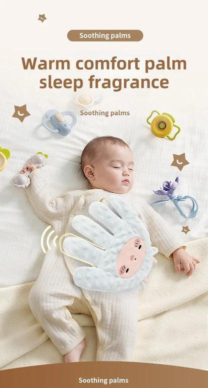 Newborns Sleep Aid Pacify Hand Glove Gentle Comfortable Cotton Soothing Toy for Comfortable Newborns Sleeping
