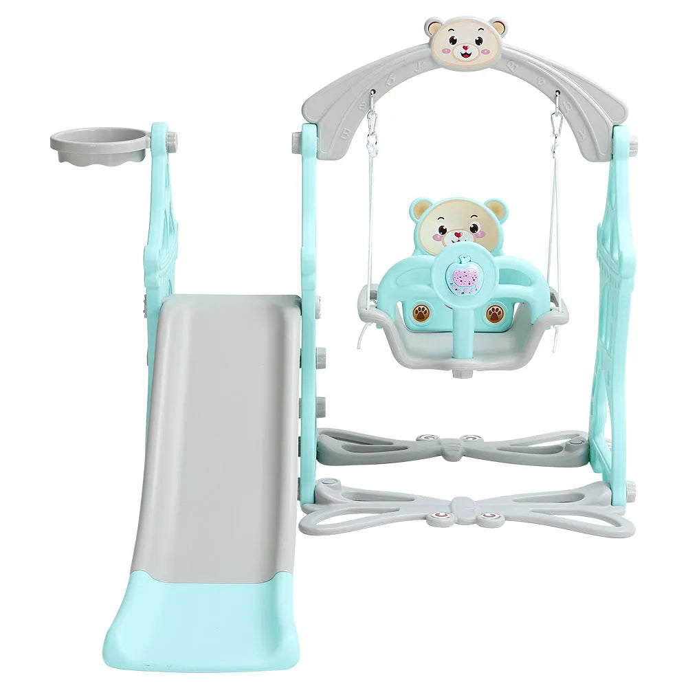 BabyBlush Toddler Swing & Slide Playset
