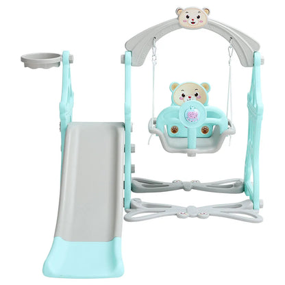 BabyBlush Toddler Swing & Slide Playset