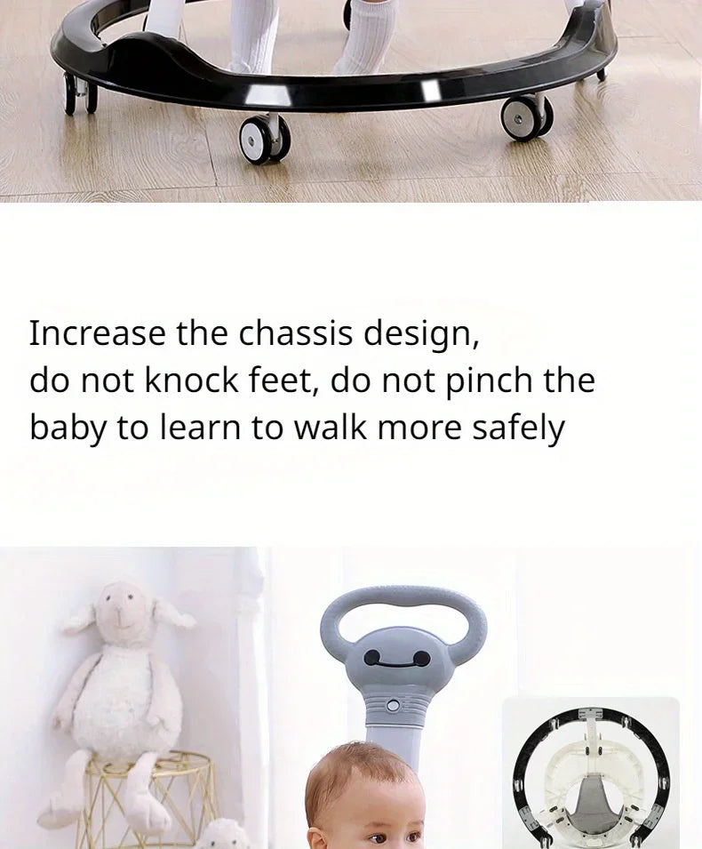 Foldable 3-in-1 Baby Walker – Safe, Smart & Space-Saving