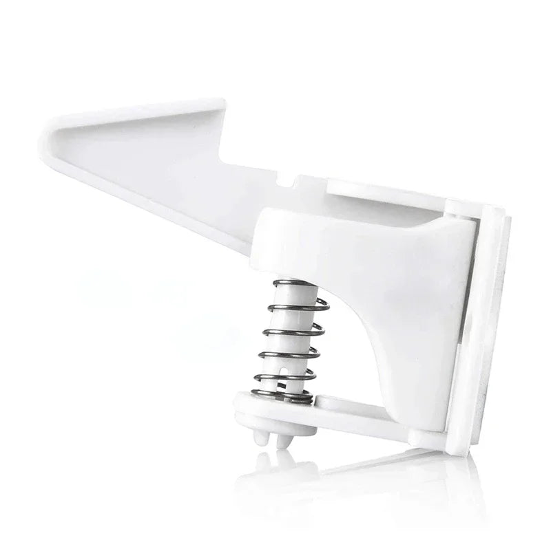 5/10Pcs Baby Cabinet Locks Invisible Closet and drawer Lock Child Security Protector No Drilling Installation White