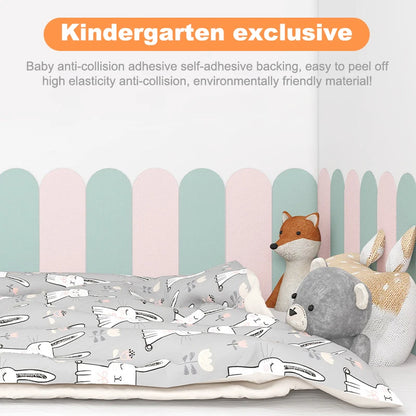 10PCS Self Adhesive Environmental Friendly Anti-Collision Soft Package Wall Sticker Skirt Kids's Room Surround Protection Board