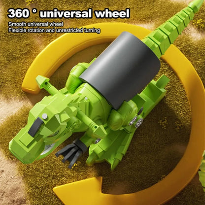 Dinosaur Ride-On Toy with Lights, Music & Mist Spray