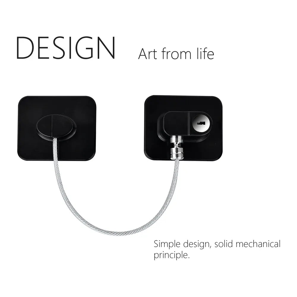 Multi-Purpose Baby Safety Cable Lock – Strong, Flexible Protection
