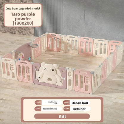 Kids Indoor Safety Playpen Foldable Baby Barrier Slide Swing Fun Activity Center Toddlers Home Use Secure Protective Play Area