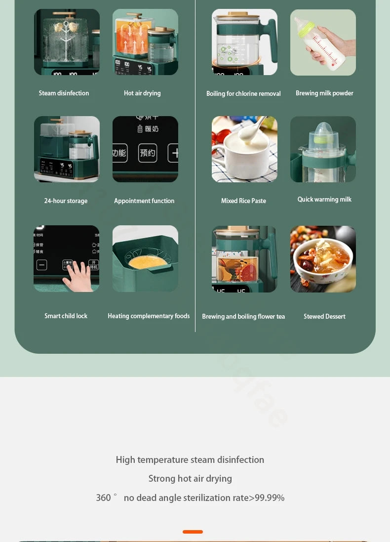 KH-8869 New upgraded professional intelligent constant temperature milk regulator  Baby bottle sterilizer Kettle