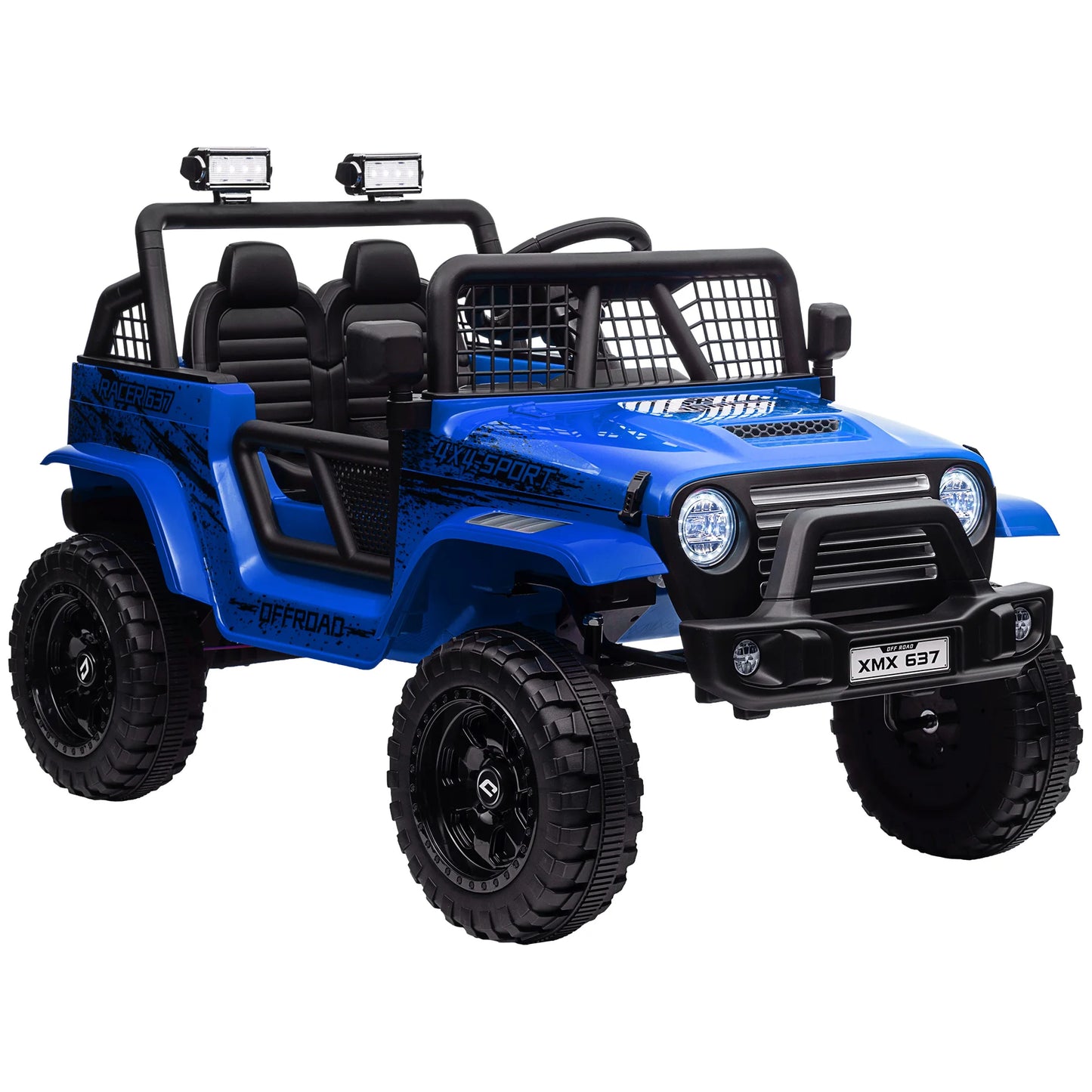 12V Kids Electric Ride-On Truck with Suspension