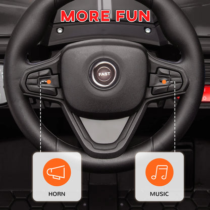 12V Kids Electric UTV Ride-On Truck with Lights & USB