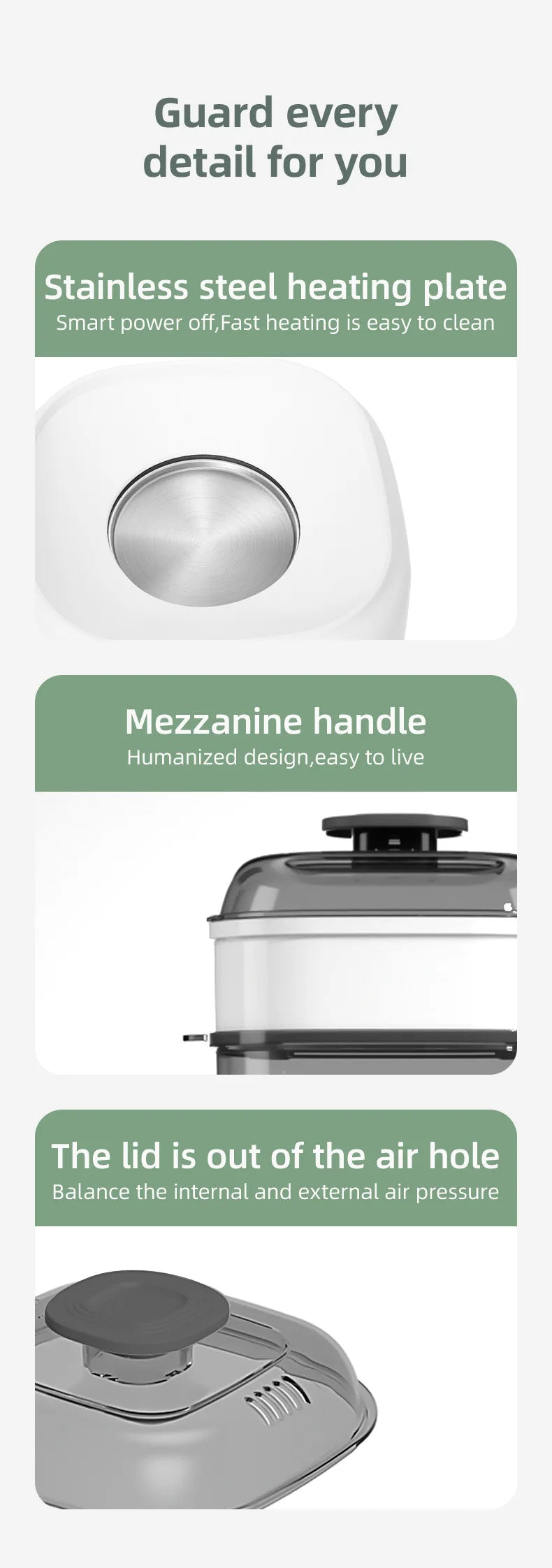 Baby Electric Steam Bottle Sterilizer Feeding Bottle Sterilizers Milk Warmer Electric Kid Bottle Sanitizer with Timer