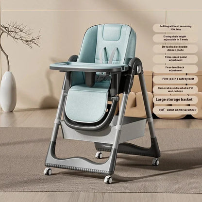 BabyBlush Multifunctional Foldable Baby High Chair