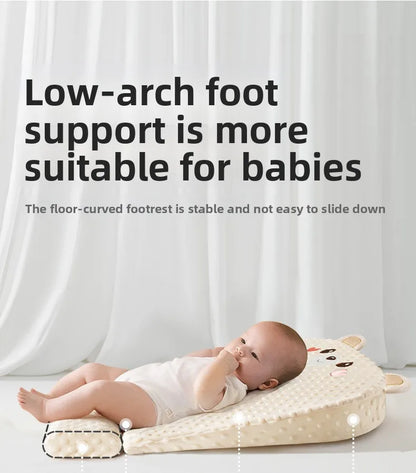 Baby Slope Pillow - Breathable Newborn Pillow for Preventing Milk Choking and Spitting Up - Lying-Down Feeding and Sleeping Aid