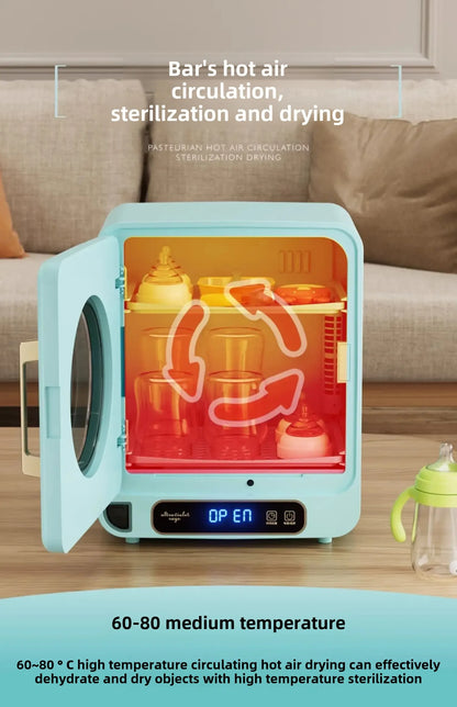 Baby Bottle Sterilizer with Pasteurization, 23L UV Disinfection Cabinet, Multi-functional Disinfection Pot for Baby Accessories