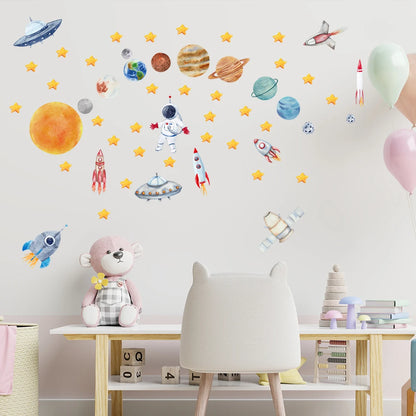 Astronaut Wall Stickers – Explore the Universe from Bedtime
