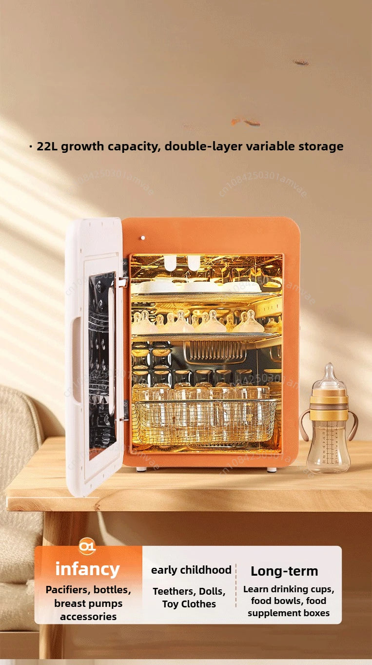 Two-in-one Bottle Sterilizer Ultraviolet Sterilization and Drying Function Special Sterilizer for Baby Products Large Capacity
