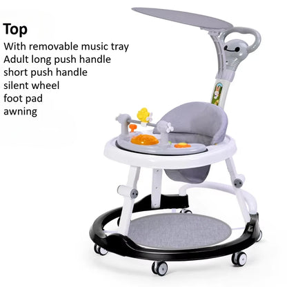 Foldable 3-in-1 Baby Walker – Safe, Smart & Space-Saving