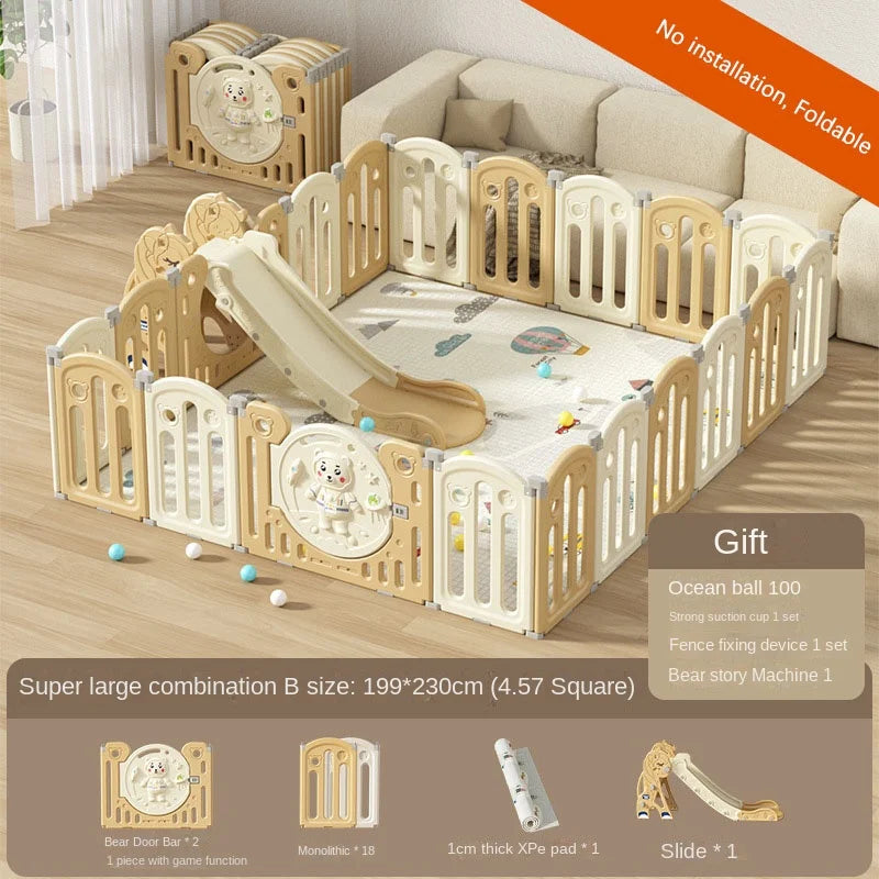 BabyBlush Luxury Baby Playground Playpen Combination