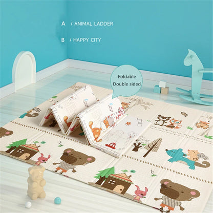 Baby Play Mats For Baby Game Mats Waterproof Children's Rug Playing Activity Gym Mat Crawling Play Floor Folding Soft Carpets