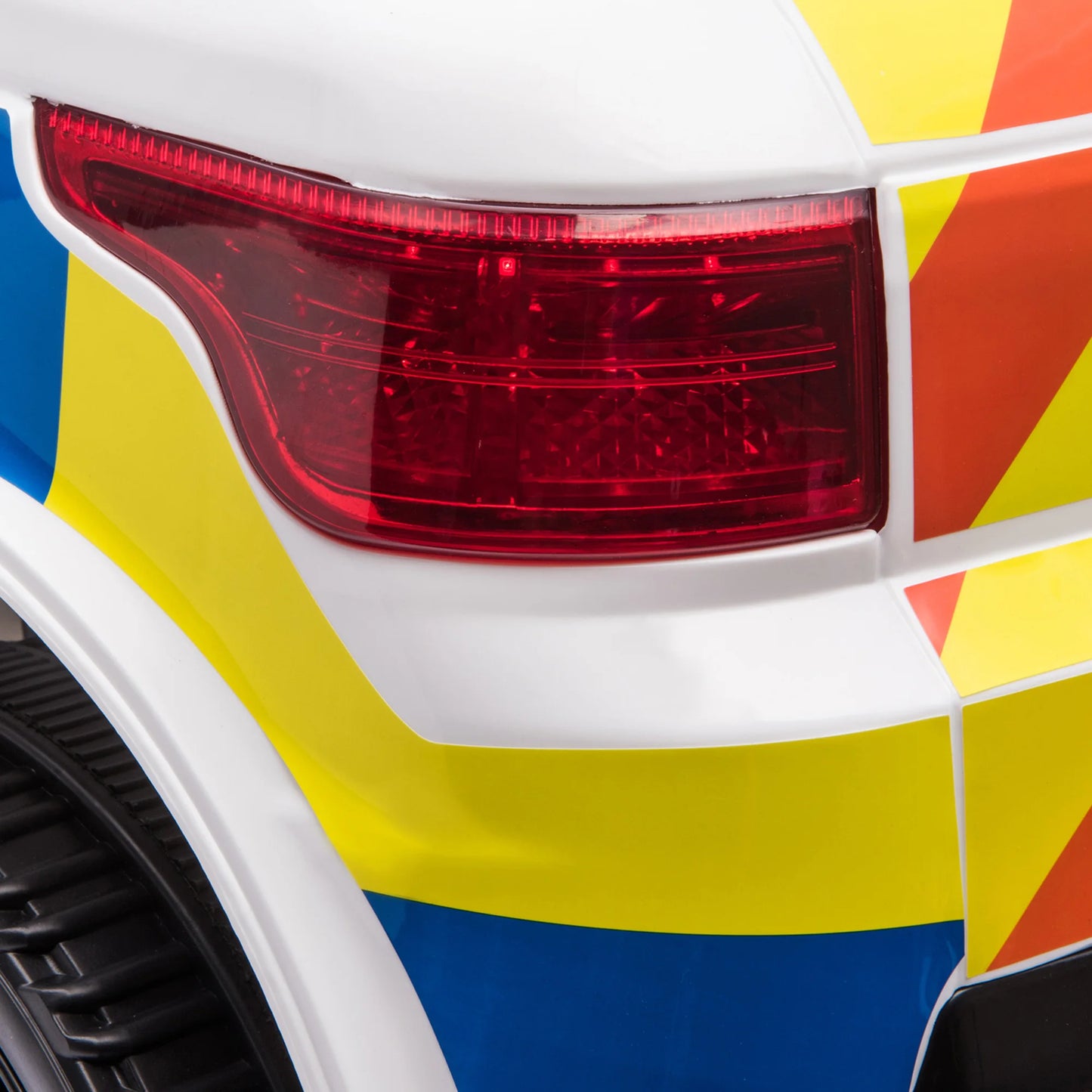 12V Kids Electric Police Ride-On Car with Siren & Remote