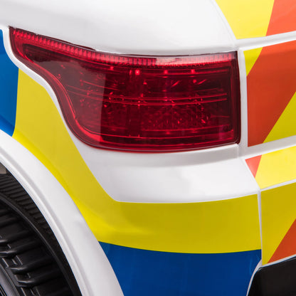 12V Kids Electric Police Ride-On Car with Siren & Remote