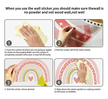 Adorable Teddy Bear Wall Decals Removable Decor With Balloons Stars & Clouds For Kids’ Bedroom Playroom Baby Nursery