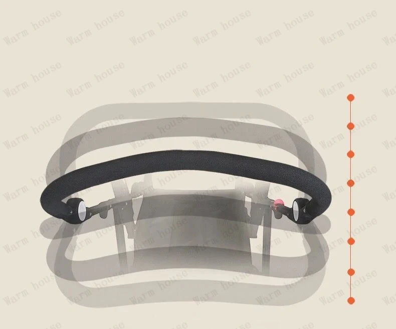 New Eggshell Twin Stroller Two-way Twin Stroller 2-in-1 Twin Children's Stroller Double Sleeping Basket with Adjustable Angle