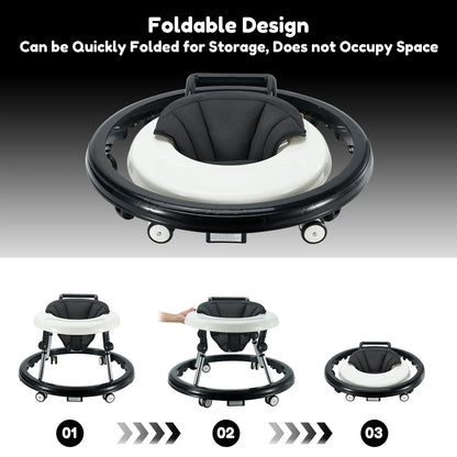 Foldable Baby Walker – 5 Height Levels & Smooth Glide Wheels