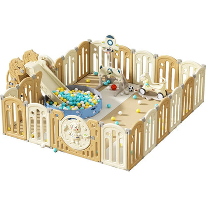 BabyBlush Luxury Baby Playground Playpen Combination