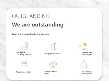 Anti-rollover Children's Multi-functional Baby Walker Baby Trolley with Musical Walker