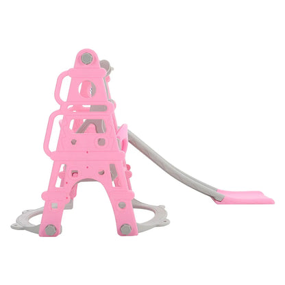 BabyBlush Toddler Swing, Slide & Basketball Playset