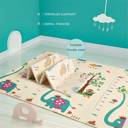 Baby Play Mats For Baby Game Mats Waterproof Children's Rug Playing Activity Gym Mat Crawling Play Floor Folding Soft Carpets