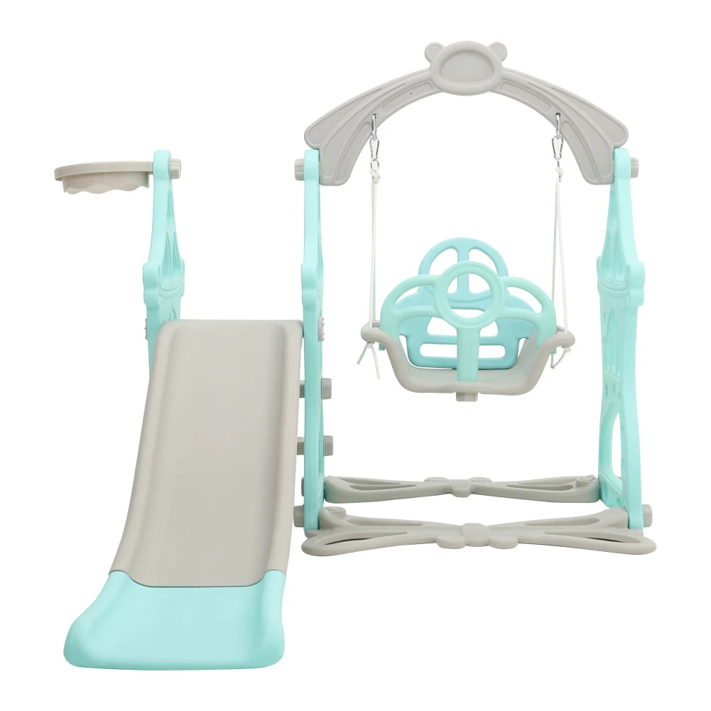 BabyBlush Toddler Swing & Slide Playset