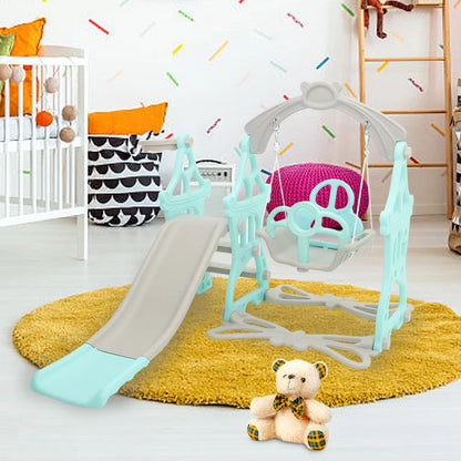 BabyBlush Toddler Swing & Slide Playset