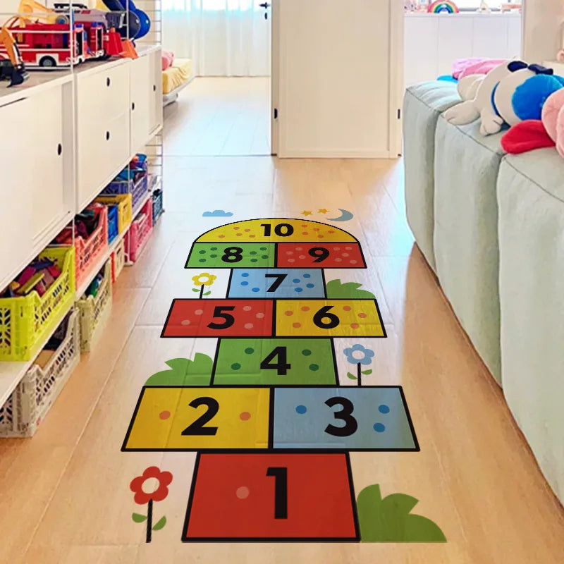 Kids Hopscotch Floor Sticker – Learn, Play & Jump!