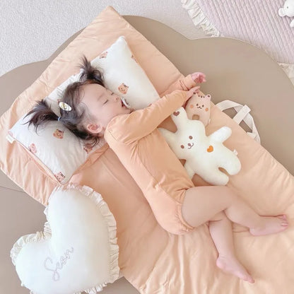 Foldable Cotton Nap Mat – Comfort Anywhere, Anytime