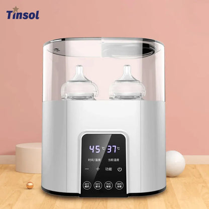 TINSOL Multi-function Baby Nursing Bottle Heater Sterilizer Fast Breast Milk Bottle Warmer with Accurate Temperature Control