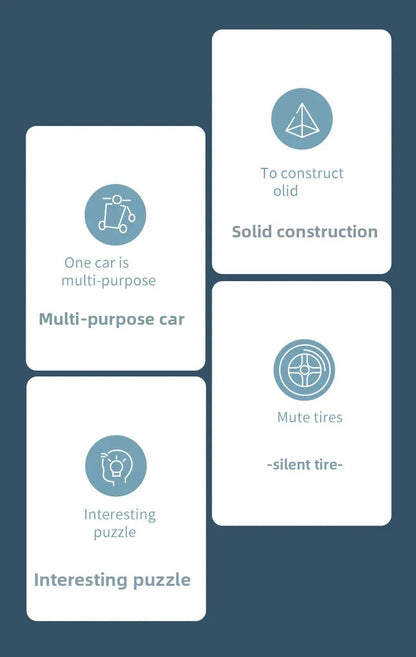 Three-in-One Early Education Baby Walker Stroller Steerable Anti-Tip Multifunctional Toddler Toy Car for Babies Learning to Walk