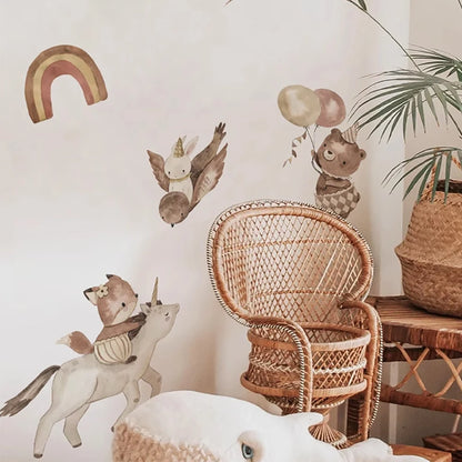 Nordic Small Town Wall Decals – Calm, Cozy & Magical