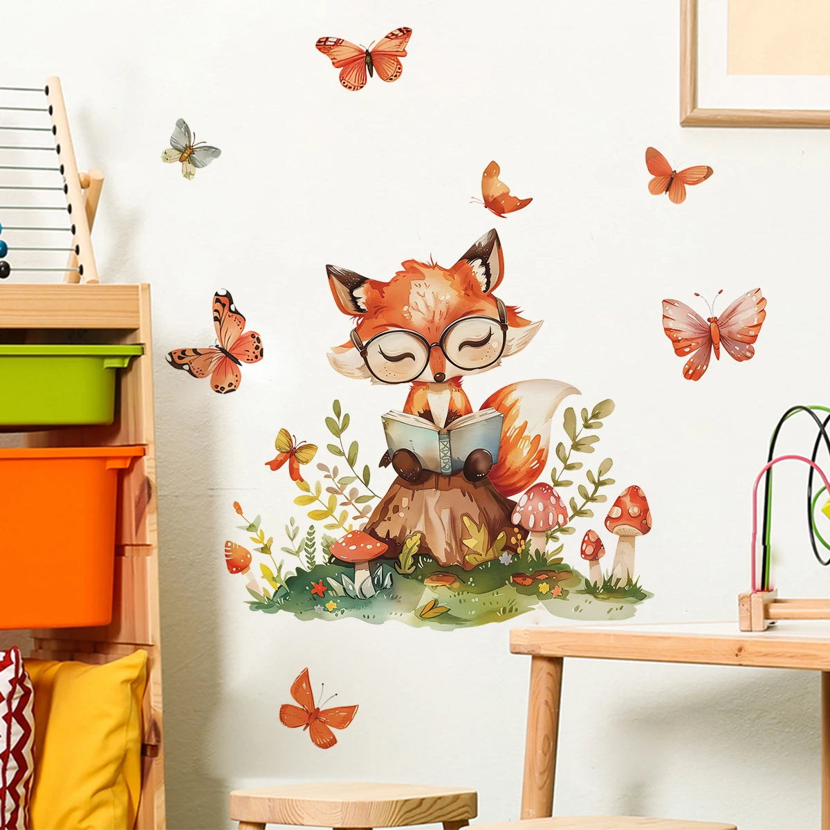 Woodland Learning Friends Wall Stickers