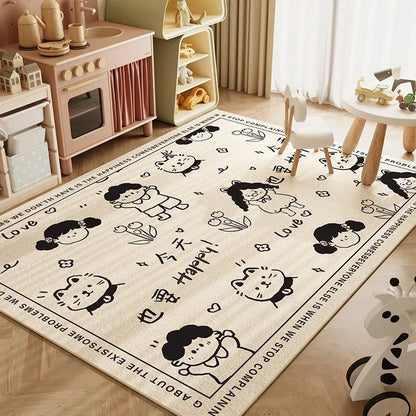 Children Room Carpet Living Room Study Toy Reading Area Baby Crawling Carpet Play Anti Fouling Anti Slip Rug Baby Playing Mat