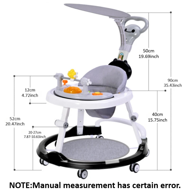 Foldable 3-in-1 Baby Walker – Safe, Smart & Space-Saving