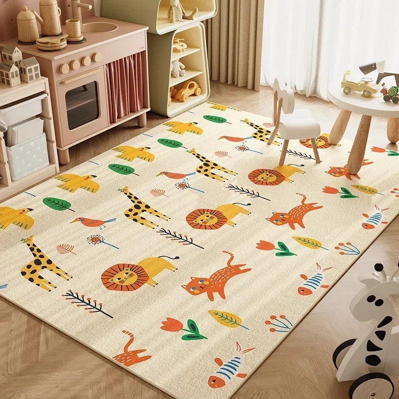 Children Room Carpet Living Room Study Toy Reading Area Baby Crawling Carpet Play Anti Fouling Anti Slip Rug Baby Playing Mat