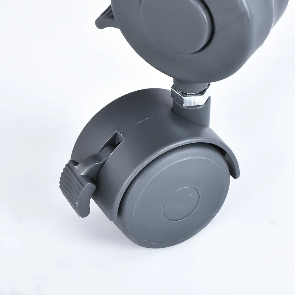 Baby Travel Cot with Mattress & Silent Wheels