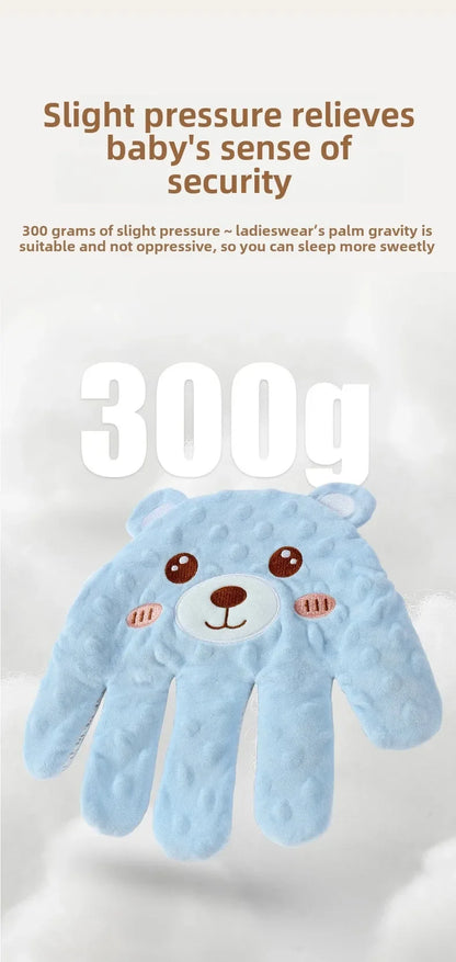 Newborns Sleep Aid Pacify Hand Glove Gentle Comfortable Cotton Soothing Toy for Comfortable Newborns Sleeping