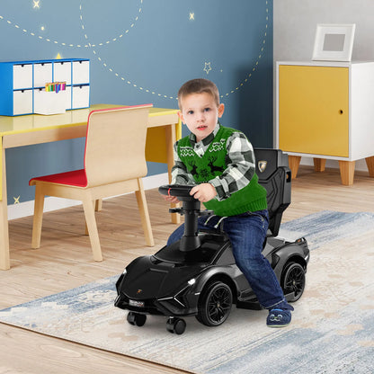 3-in-1 Lamborghini Ride-On Push Car – Grow, Ride & Explore!